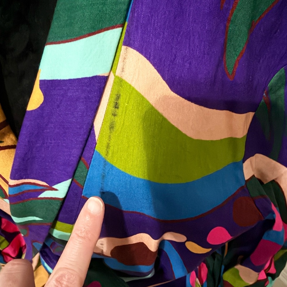 INC International Concepts Multicolor Floral duster jacket - Picture 9 of 15